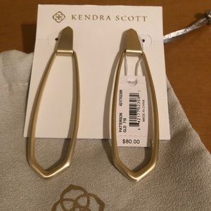 Kendra Scott Jewelry - Kendra Scott Patterson Hoop Earrings Gold Kendra Scott Jewelry - Kendra Scott Patterson Hoop Earrings Gold